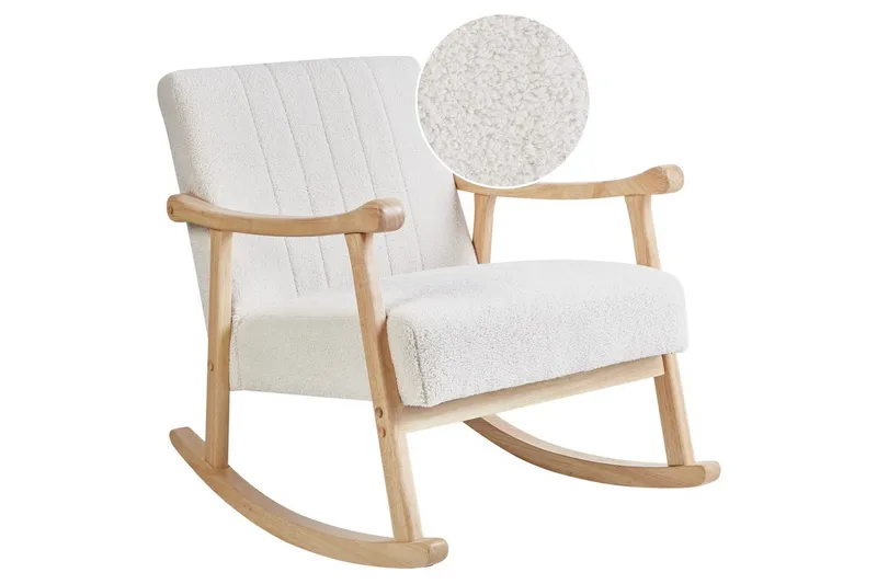 Gyngestol Leknes, Hvit, brun