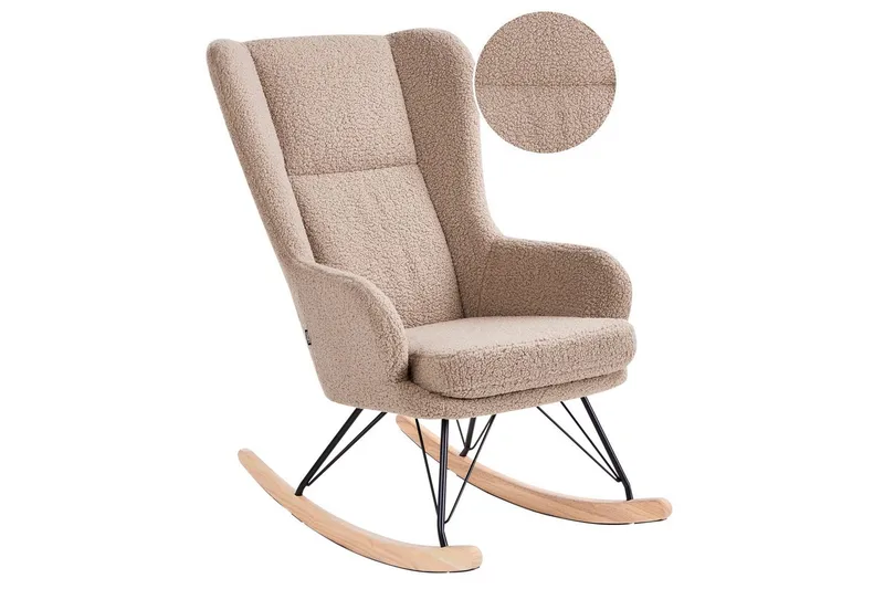 Gyngestol Luoma - Beige, svart, brun - Møbler - Stoler - Lenestoler