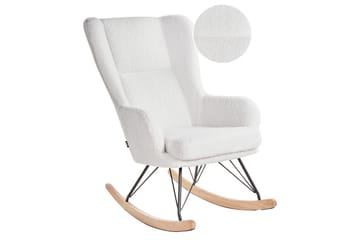 Gyngestol Luoma - Hvit, svart, brun - Møbler - Stoler - Lenestoler