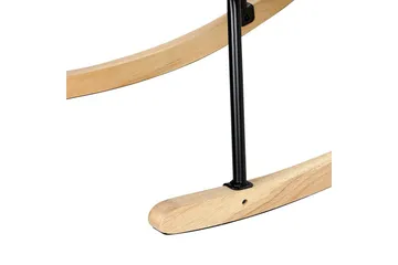 Gyngestol Oulu - Beige, svart, lyst tre - Møbler - Stoler - Lenestoler