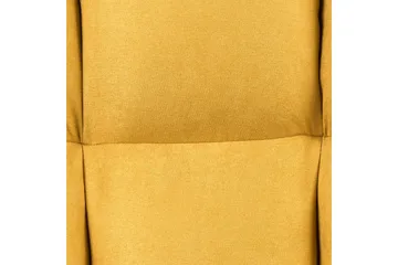 Gyngestol Oulu - Gul, svart, lyst tre, Gult, svart, lyst tre - Møbler - Stoler - Lenestoler