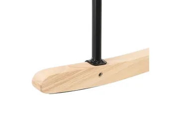 Gyngestol Oulu - Gul, svart, lyst tre, Gult, svart, lyst tre - Møbler - Stoler - Lenestoler