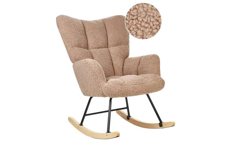 Gyngestol Oulu, Sandbeige, svart, lyst tre