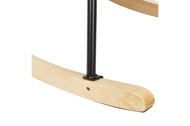 Gyngestol Oulu - Sandbeige, svart, lyst tre - Møbler - Stoler - Lenestoler