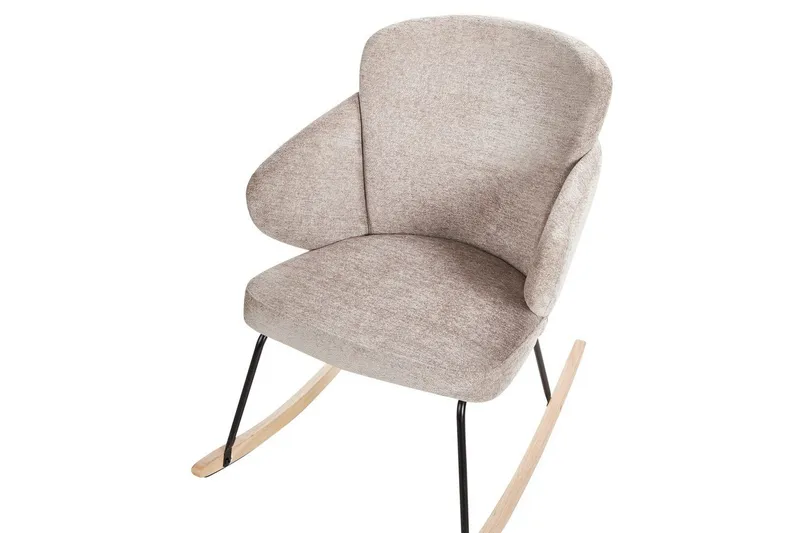 Gyngestol Viken - Blå, lyst tre - Møbler - Stoler - Lenestoler