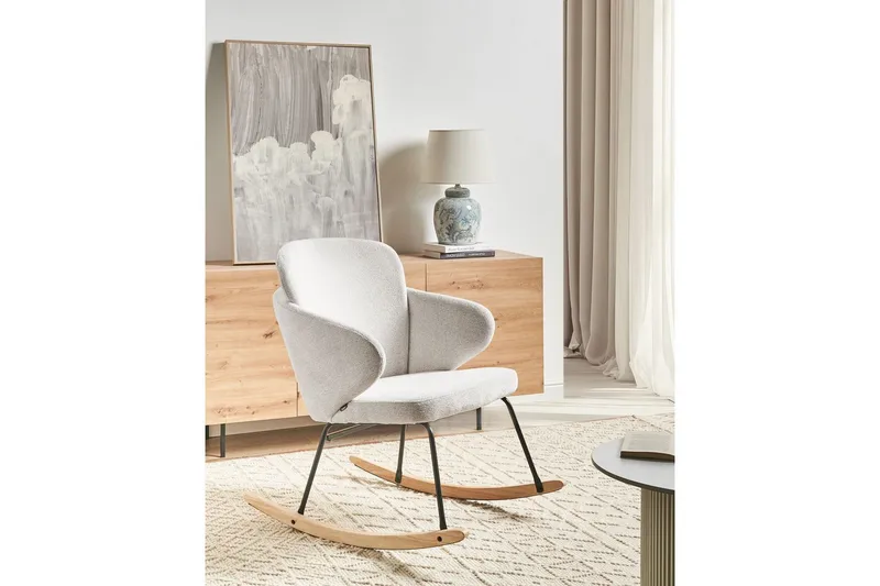 Gyngestol Viken - Grønn, lyst tre - Møbler - Stoler - Lenestoler