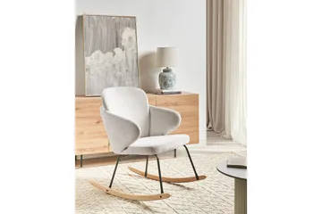 Gyngestol Viken - Grønn, lyst tre - Møbler - Stoler - Lenestoler