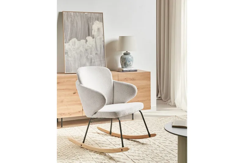 Gyngestol Viken - Grønn, lyst tre - Møbler - Stoler - Lenestoler