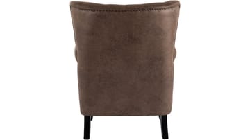 Halvion lenestol med armlener - Brun - Møbler - Stoler - Lenestoler - Ørelappstol