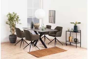 Harford Lenestol - Brun - Møbler - Stoler - Spisestuestoler & kjøkkenstoler