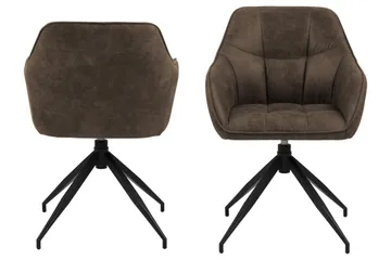 Harford Lenestol - Brun - Møbler - Stoler - Spisestuestoler & kjøkkenstoler