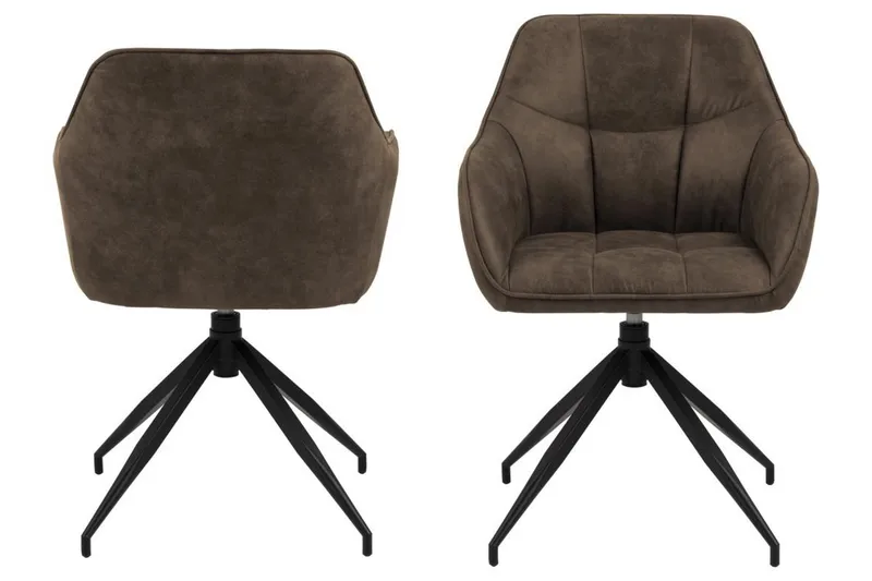 Harford Lenestol - Brun - Møbler - Stoler - Spisestuestoler & kjøkkenstoler