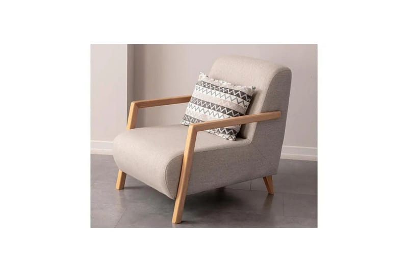 Hemi Lenestol - Kremhvit - Møbler - Stoler - Lenestoler