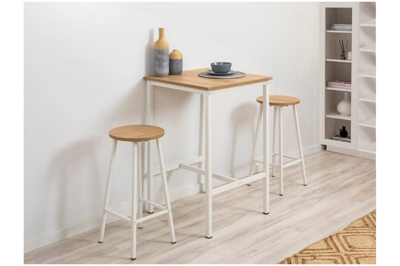 Heran Barstol 62 cm - Hvit - Møbler - Stoler - Barstol