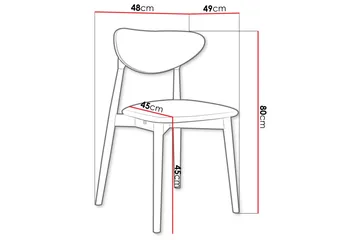 Hilfiger Spisestol - Beige - Møbler - Stoler - Spisestuestoler & kjøkkenstoler