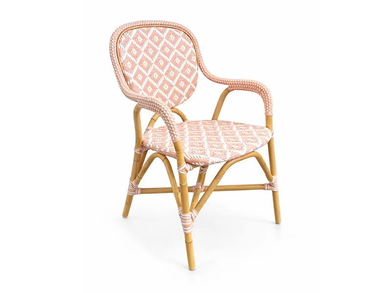 Hillerstorp Holmenäs Caféstol 2-pakning, Rosa