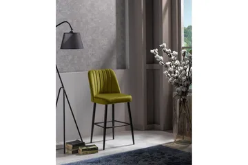 Huddy Bargruppe 49 cm - Gul/Sort - Møbler - Stoler - Barstol