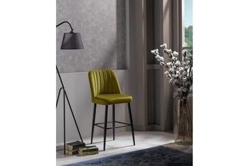 Huddy Bargruppe 49 cm - Gul/Sort - Møbler - Stoler - Barstol