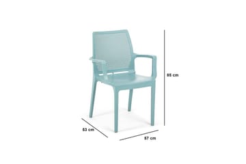 Icon Armstol - Blå - Møbler - Stoler - Spisestuestoler & kjøkkenstoler