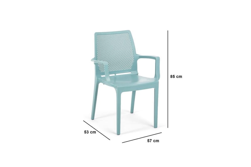Icon Armstol - Blå - Møbler - Stoler - Spisestuestoler & kjøkkenstoler