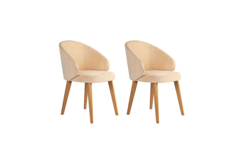 Janta Spisestol - Beige/Mørkfarget tre - Møbler - Stoler - Spisestuestoler & kjøkkenstoler