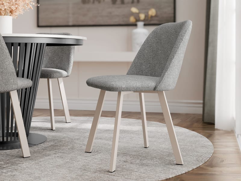 Jarlen Spisestol - grå og beige - Møbler - Stoler - Spisestuestoler & kjøkkenstoler