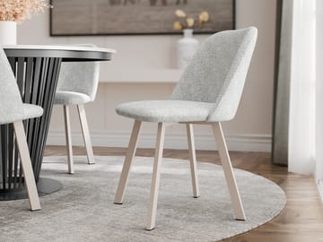 Jarlen Spisestol - lysegrå og beige - Møbler - Stoler - Spisestuestoler & kjøkkenstoler