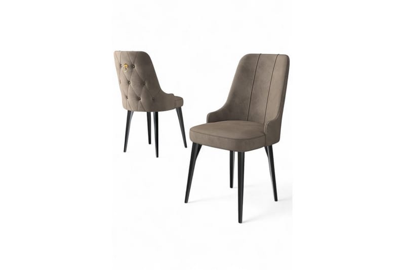 Jebi Spisestol - Beige/Svart - Møbler - Stoler - Spisestuestoler & kjøkkenstoler