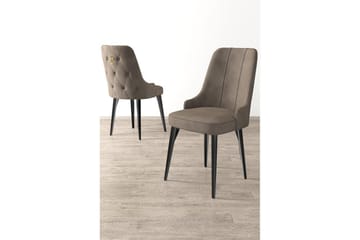 Jebi Spisestol - Beige/Svart - Møbler - Stoler - Spisestuestoler & kjøkkenstoler