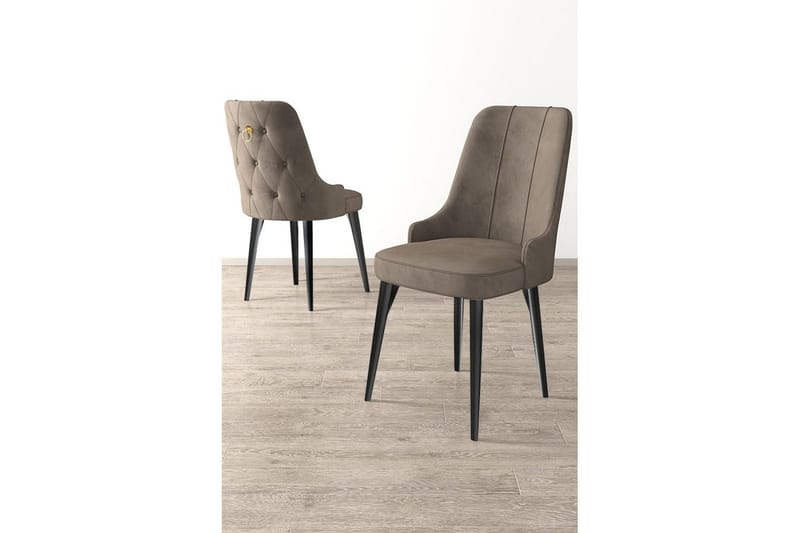 Jebi Spisestol - Beige/Svart - Møbler - Stoler - Spisestuestoler & kjøkkenstoler