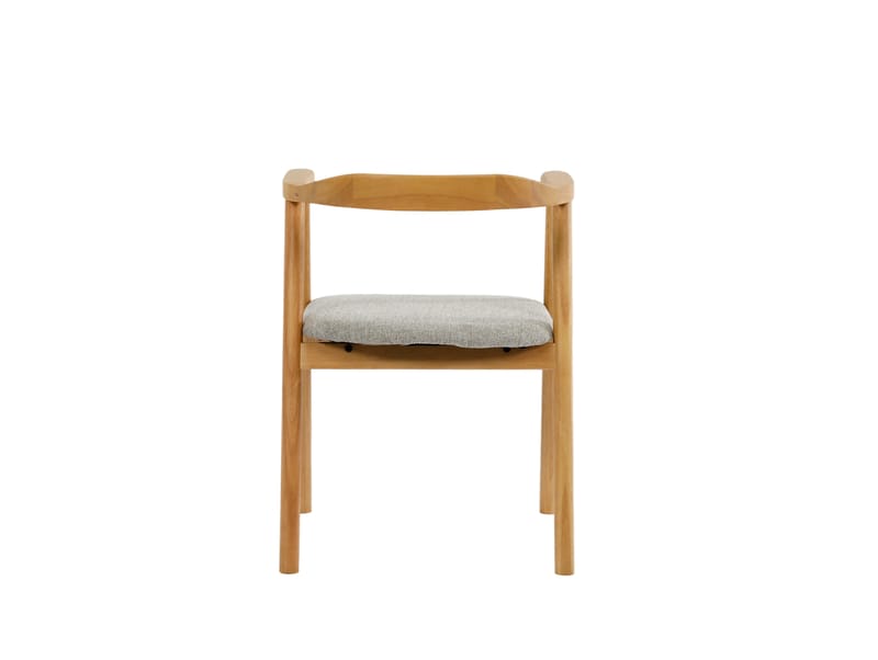 Jolie Spisestol i tre med stoffsete - Eik/Beige - Møbler - Stoler - Spisestuestoler & kjøkkenstoler