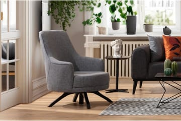 Kapri Lenestol - Lysegrå - Møbler - Stoler - Lenestoler