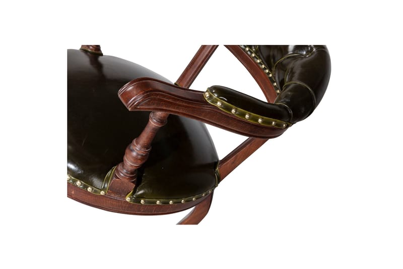 Albero Karmstol - Valnøtt/Mørkegrønn - Møbler - Stoler - Karmstol