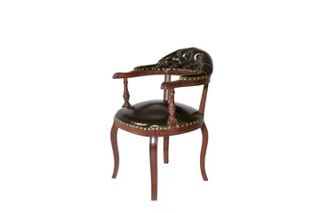 Albero Karmstol - Valnøtt/Mørkegrønn - Møbler - Stoler - Karmstol