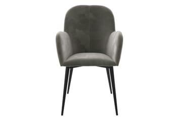 Fitz Karmstol Grå/Fløyel - Dorel Home - Møbler - Stoler - Karmstol