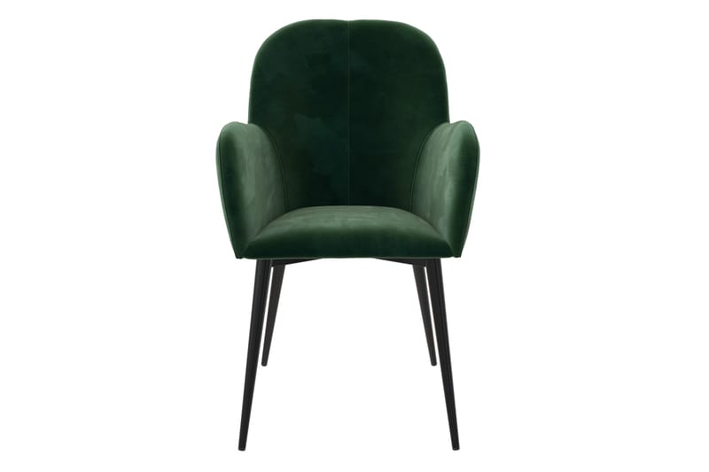 Fitz Lenestol Grønn/Fløyel - Dorel Home - Møbler - Stoler - Karmstol