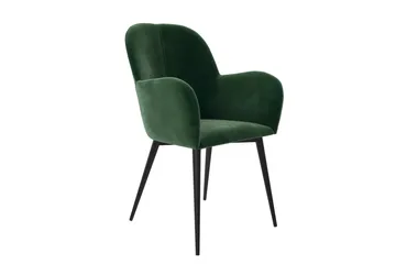 Fitz Lenestol Grønn/Fløyel - Dorel Home - Møbler - Stoler - Karmstol
