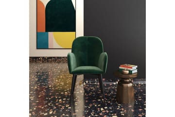 Fitz Lenestol Grønn/Fløyel - Dorel Home - Møbler - Stoler - Karmstol