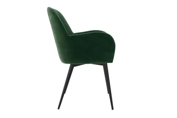 Fitz Lenestol Grønn/Fløyel - Dorel Home - Møbler - Stoler - Karmstol