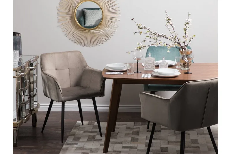 Jasmine Stol 2-pk - Beige - Møbler - Stoler - Karmstol