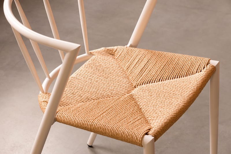 Kjøkkenstol Winston - Hvit - Møbler - Stoler - Karmstol