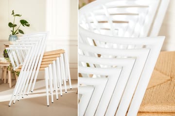 Kjøkkenstol Winston - Hvit - Møbler - Stoler - Karmstol