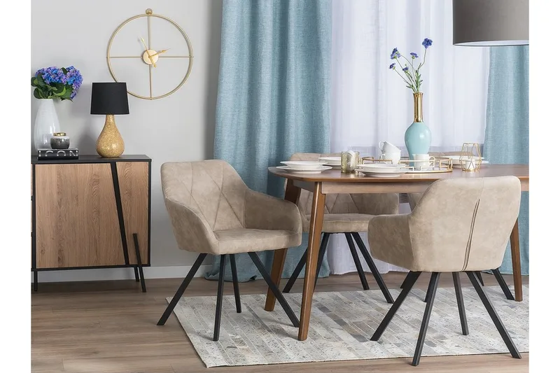 Monee Stol 2-pk - Beige - Møbler - Stoler - Karmstol