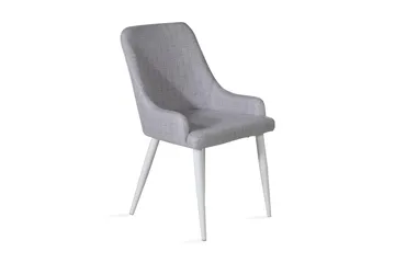 Plaza Spisestol - Grå/Hvit - Møbler - Stoler - Karmstol