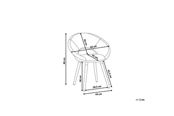 Roslyn Stol 2-pk - Grå - Møbler - Stoler - Karmstol