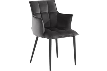 Sarielle Karmstol - Antrasitt - Møbler - Stoler - Karmstol