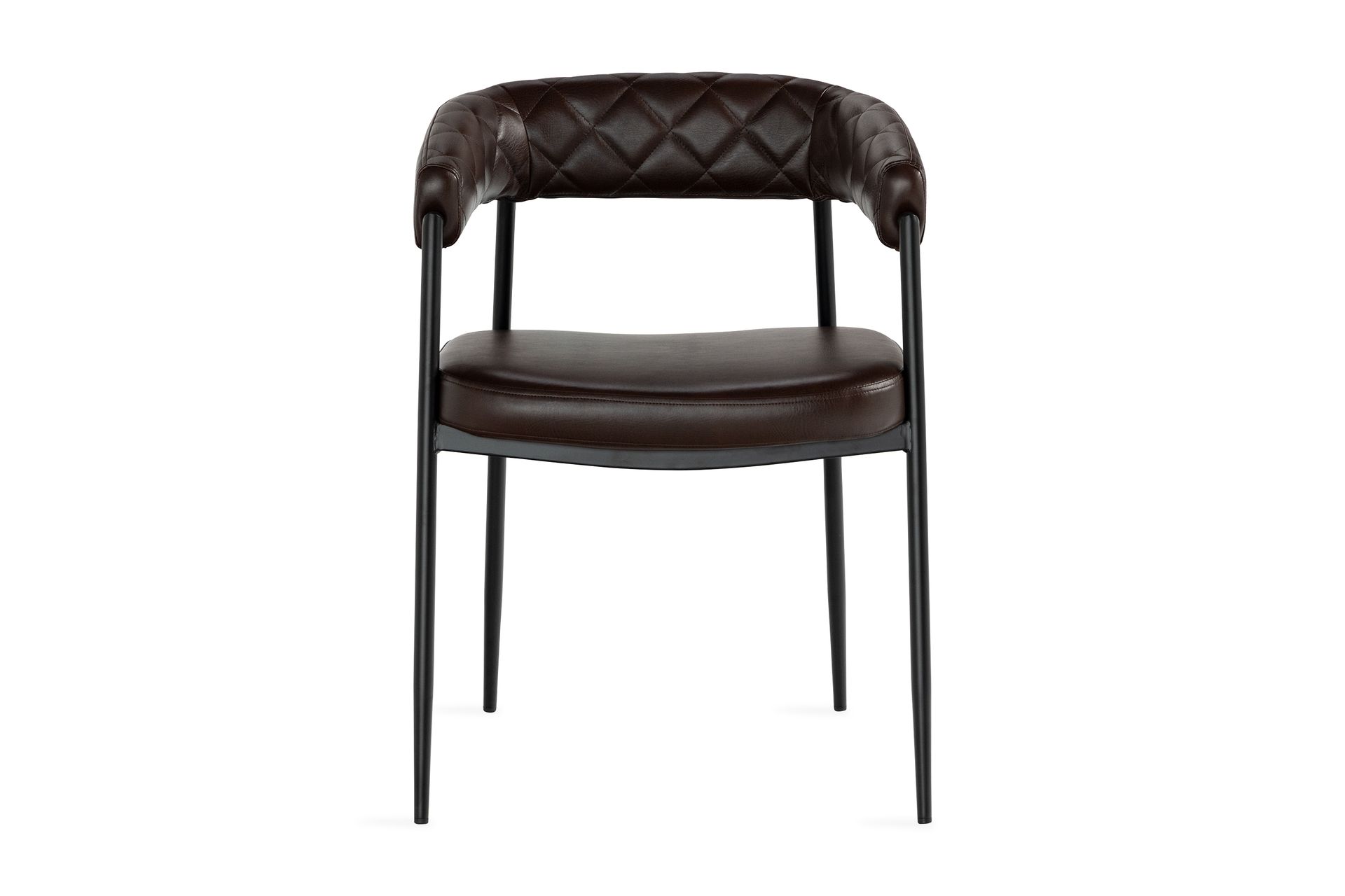 Spisestol Chuko - Mørkebrun - Møbler - Stoler - Karmstol