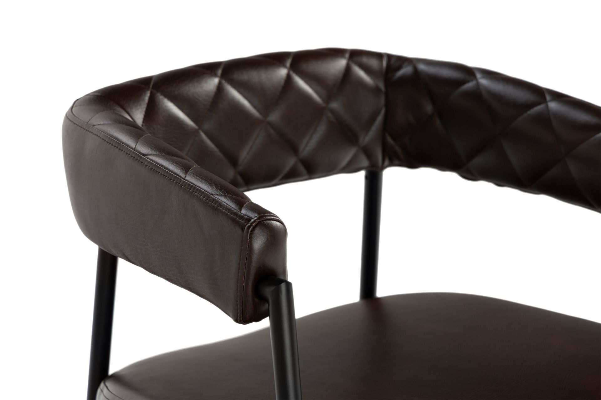 Spisestol Chuko - Mørkebrun - Møbler - Stoler - Karmstol