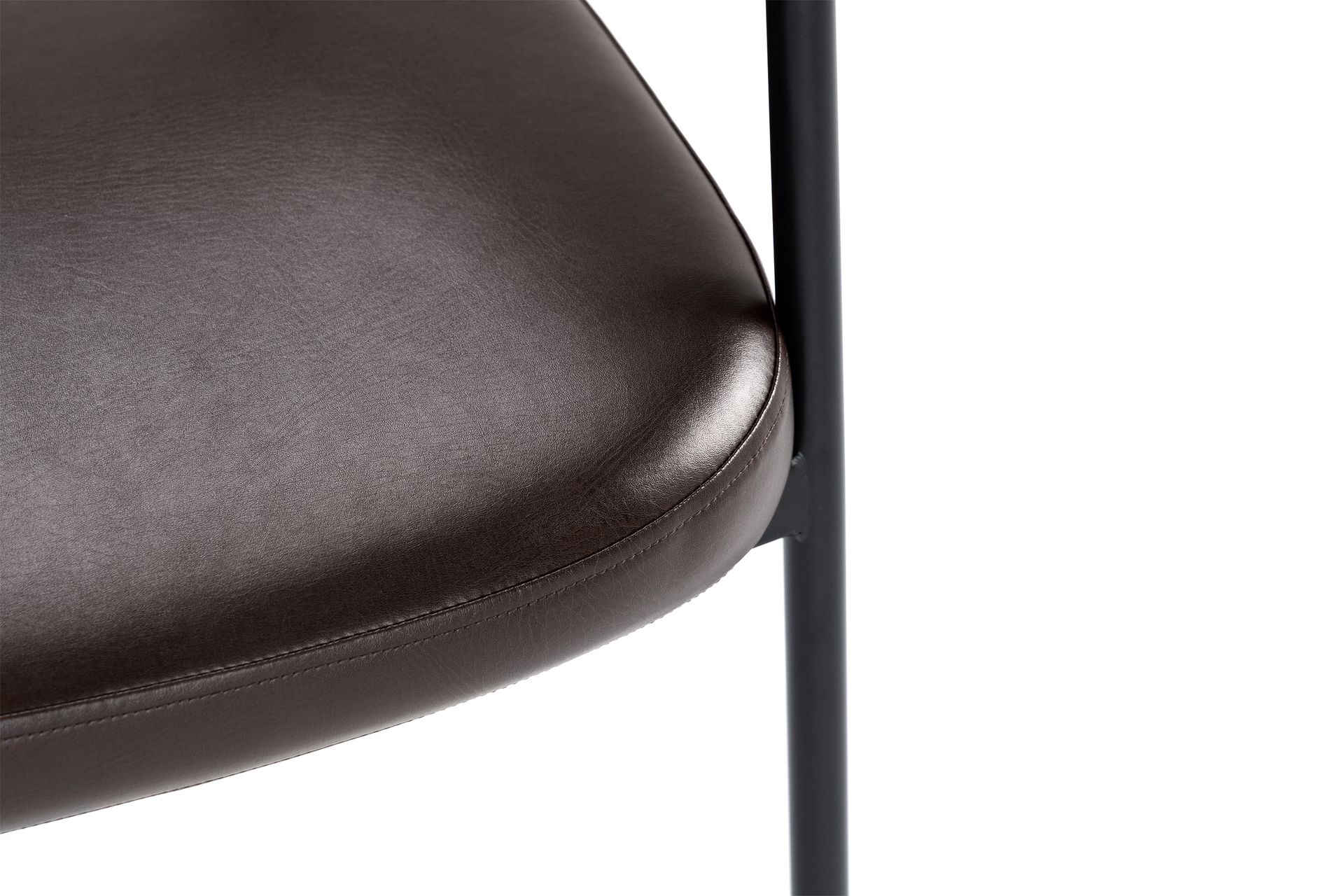 Spisestol Chuko - Mørkebrun - Møbler - Stoler - Karmstol