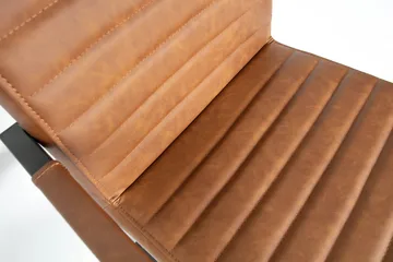 Vanco Spisestol Kunstlær - Konjakk - Møbler - Stoler - Karmstol